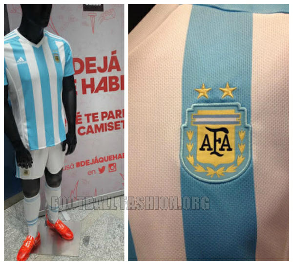 Argentina Copa-America 2015 2016 adidas Soccer Jersey, Football Kit, Shirt, Camiseta de Futbol, Playera, Equipacion