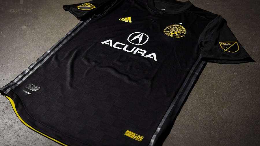 ADIDAS COLUMBUS CREW 2007 AWAY JERSEY BLACK - Soccer Plus