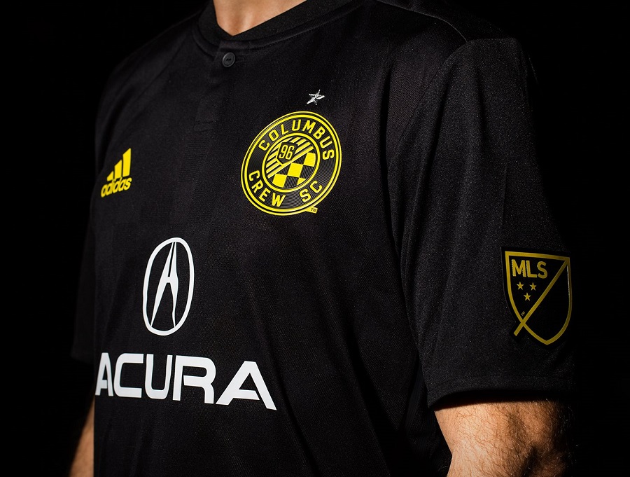 Adidas Columbus Crew 23/24 Away Jersey Black L Mens