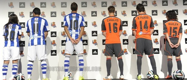 Real Sociedad 2014 2015 adidas Football Kit, Soccer Jersey, Camiseta