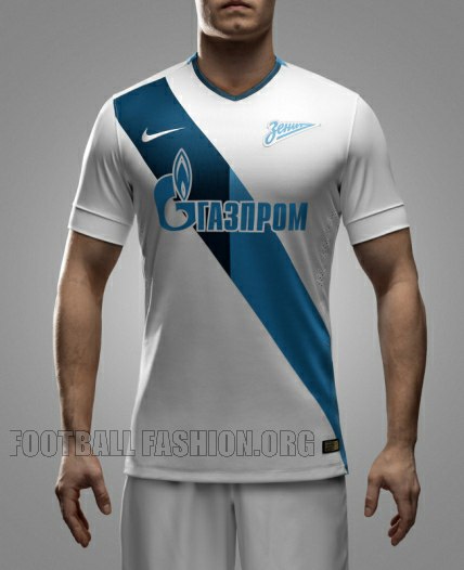 FC Zenit Saint Petersburg 2014 2015 Nike Home and Away Football Kit, Soccer Jersey