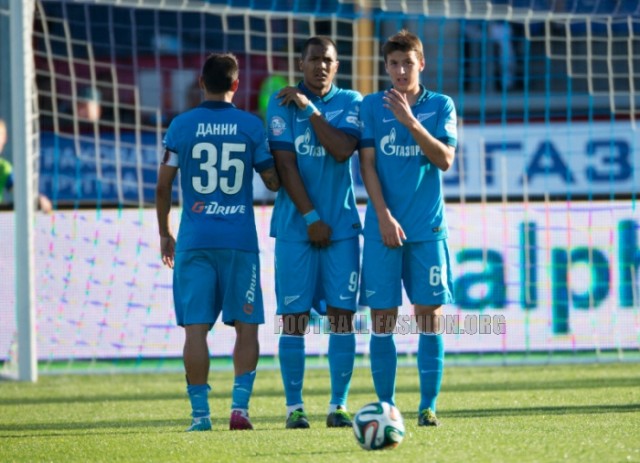 FC Zenit Saint Petersburg 2014 2015 Nike Home and Away Football Kit, Soccer Jersey