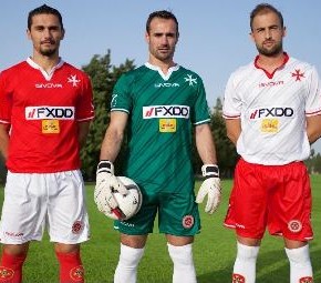 Malta Football 2014 2015 2016 Givova Kit, Soccer Jersey, Shirt