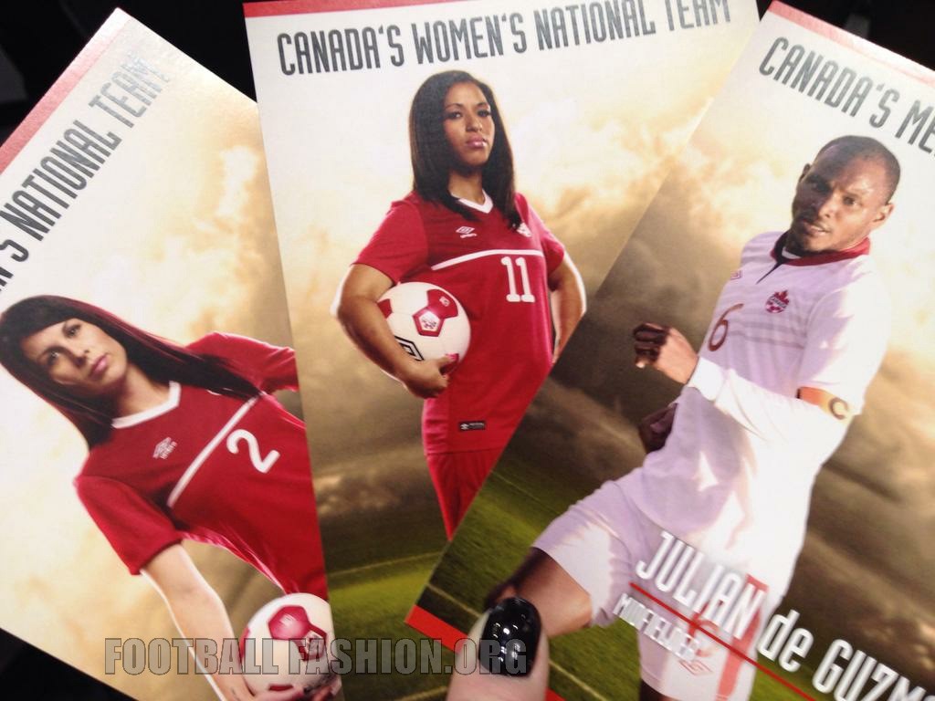 Canada 2015 2016 Umbro World Cup Home Soccer Jersey, Kit, Football Shirt, Maillot