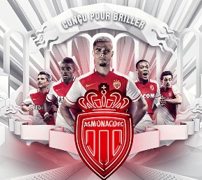 AS Monaco 2015 2016 Nike Home Football KIt, Shirt, Soccer Jersey, Maillot