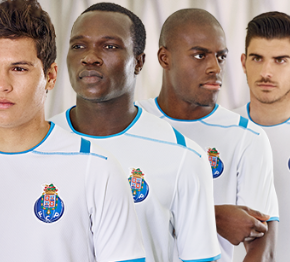 FC Porto 2015 2016 Brown New Balance White Third Football Kit, Soccer Jersey, Shirt, Camisola, Camisa, Camiseta