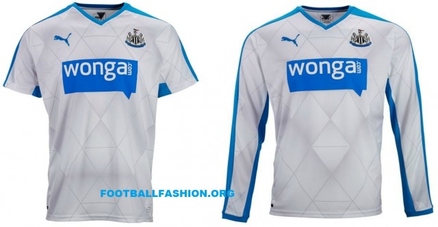 Newcastle United 2015 2016 PUMA Away Football Kit, Soccer Jersey, Shirt, Camiseta, Maillot