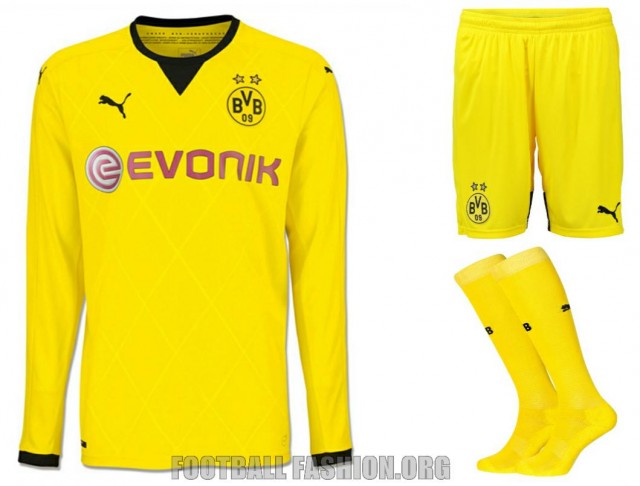 Borussia Dortmund 2015 2016 PUMA Europa League Home Football Kit, International Soccer Jersey, Ambassador Shirt, Trikot