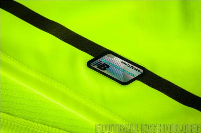 Celtic FC 2015 206 New Balance Bumblebee Yellow Third European Football Kit, Soccer Jersey, Shirt