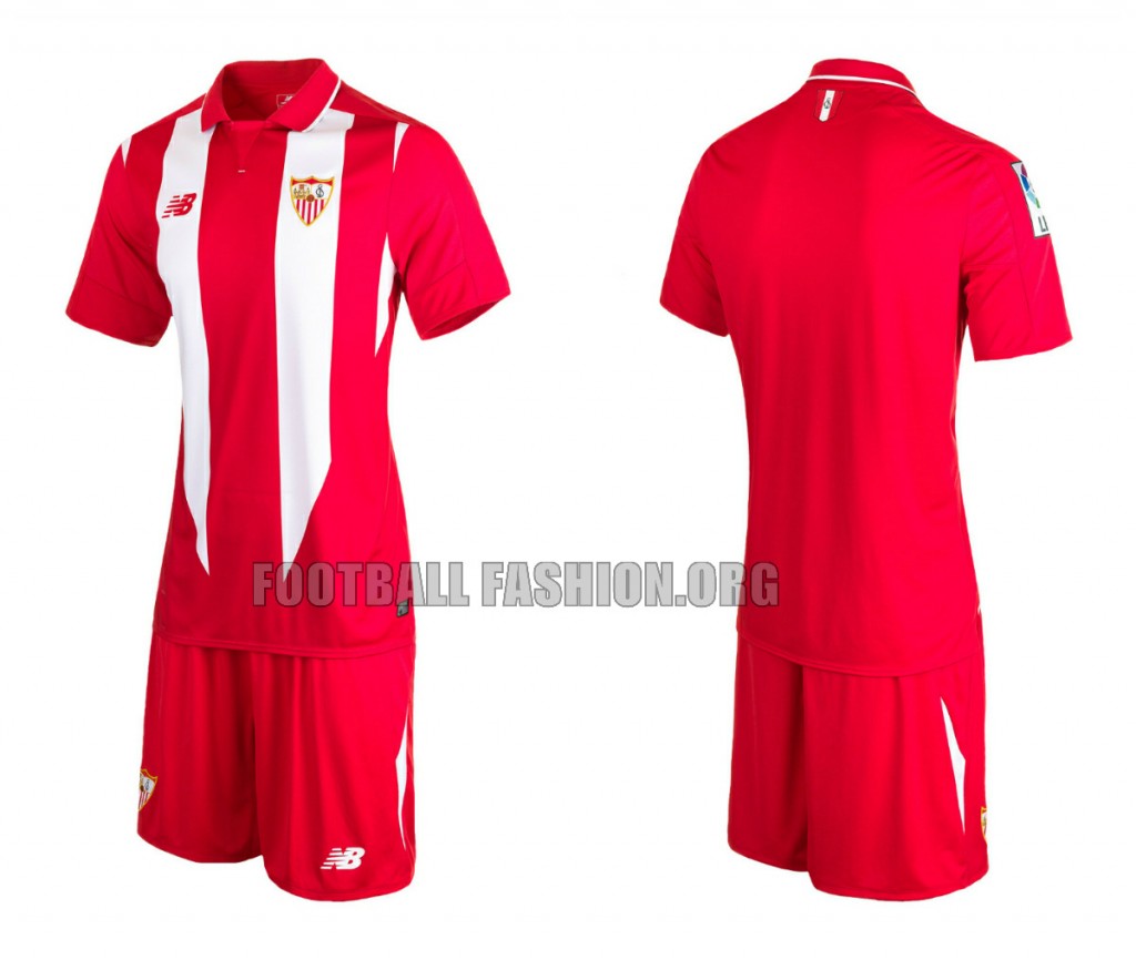 Sevilla Fútbol Club 2015 2016 New Balance Home, Away and Third Football Kit, Soccer Jersey, Shirt, Equipacion, Camiseta