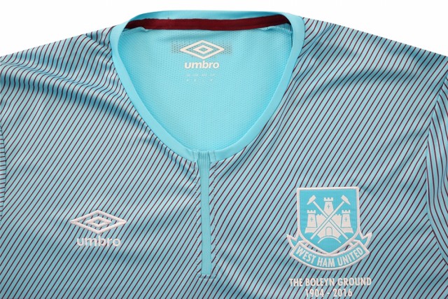West Ham United 2015 2016 Umbro Away Football Kit, Shirt, Soccer Jersey