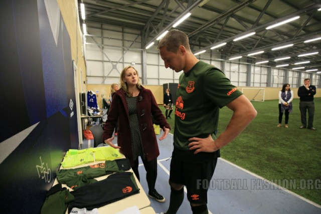 Everton Football Club 2015 2016 Green Umbro Third Kit, Soccer Jersey, Shirt, Camiseta, Maillot