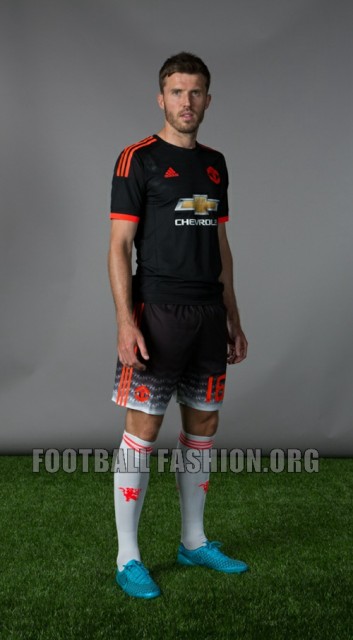 Manchester United 2015 2016 Black adidas Third Football Kit, Shirt, Soccer Jersey, Camiseta, Maillot, Trikot
