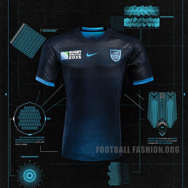 Argentina Rugby Nike Rugby World Cup 2015 Jersey, Shirt, Kit, Camiseta, Equipacion