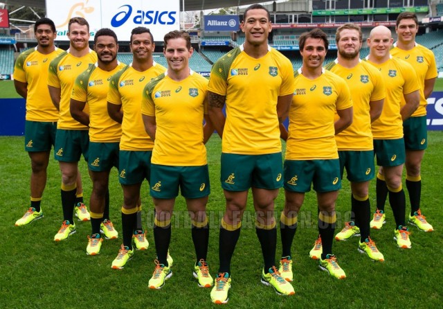 Australia Wallabies 2015 Rugby World Cup Home and Away Jersey, Shirt, Kit