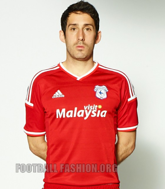 Cardiff City Football Club 2015 2016 adidas Away and Third Kit, Soccer Jersey, Shirt