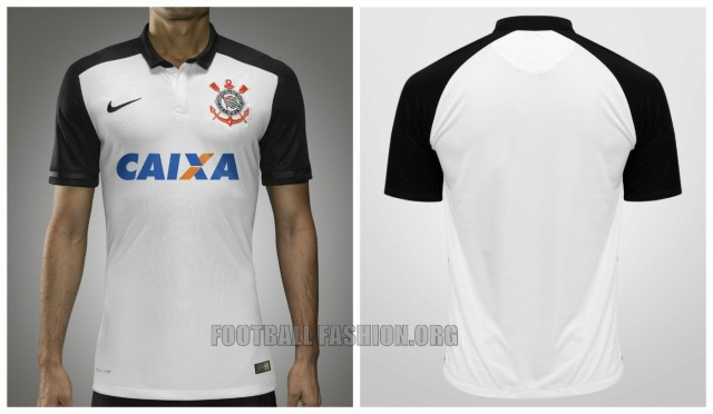 Corinthians 2015 2016 Nike Home and Third Football Kit, Soccer Jersey, Shirt, Camisa