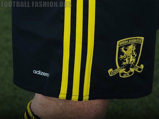 Middlesbrough Football Club 2015 2016 Yellow adidas Away Kit, Shirt, Soccer Jersey