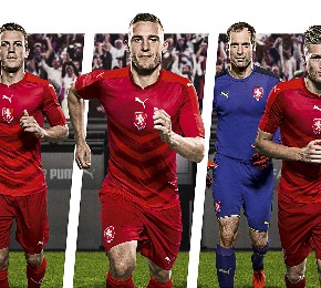 Czech Republic EURO 2016 Red Home Football Kit, Soccer Jersey, Shirt, nové dresy pro Euro 2016