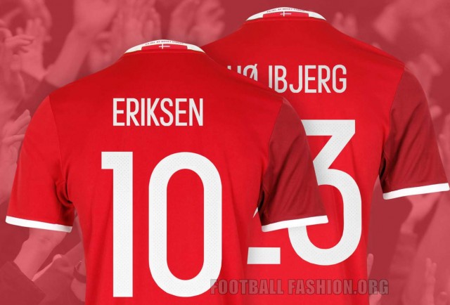 Denmark 2015 2016 adidas Home Football Kit, Soccer Jersey, Shirt, Danmark hjemmebanetrøje