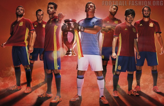 Spain EURO 2016 Red adidas Home Soccer Jersey, Shirt, Football Kit, Camiseta España 2016 2017, Piel, Equipacion