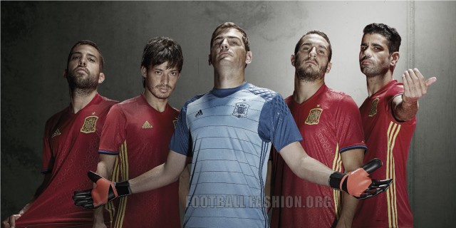 Spain EURO 2016 Red adidas Home Soccer Jersey, Shirt, Football Kit, Camiseta España 2016 2017, Piel, Equipacion