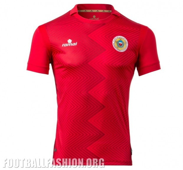 Bahrain 2016 Romai Home and Away Soccer Jersey. Shirt, Football Kit