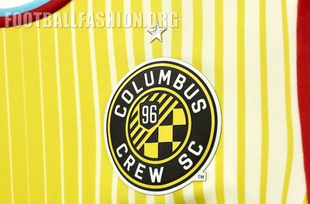 Columbus Crew SC 2016 "For Columbus" adidas Away Soccer Jersey, Football Kit, Shirt, Camiseta de Futbol MLS