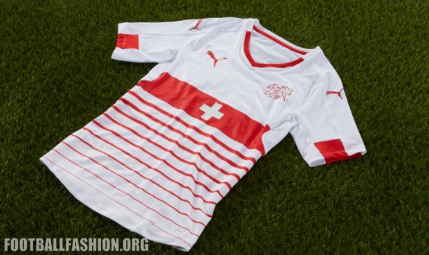 Switzerland EURO 2016 PUMA Away Football Kit, Soccer Jersey, Shirt. Trikot, Maillot