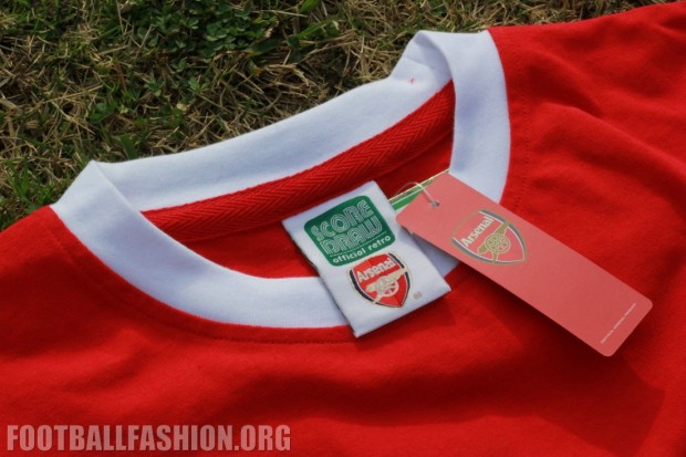 Up-Close: Arsenal FC 1971 Home Football Kit, Shirt, Soccer Jersey