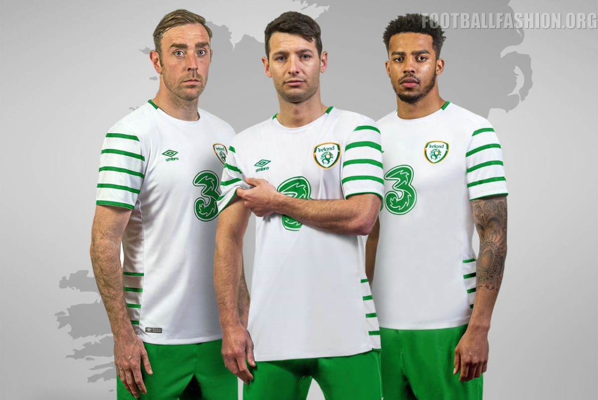 Ireland EURO 2016 Umbro Away Kit 