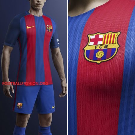 FC Barcelona 2016/17 Nike Home Kit - FOOTBALL FASHION