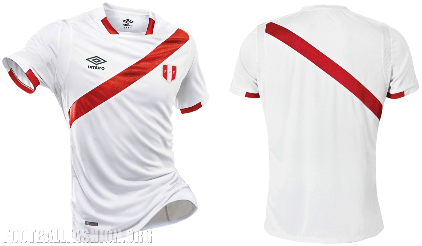 Peru 2016 Copa América Centenario Umbro Home Jersey - FOOTBA