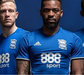 Birmingham City FC 2016 2017 adidas Home Footbak Kit, Socccer Jersey, Shirt