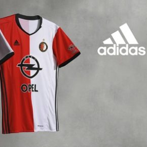 Feyenoord Rotterdam 2016 2017 adidas Home Football Kit, Soccer Jersey, Shirt, Thuistenue, Thuisshirt