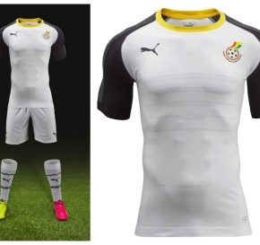 Ghana 2016 2017 PUMA Home Football Kit, Soccer Jersey Shirt