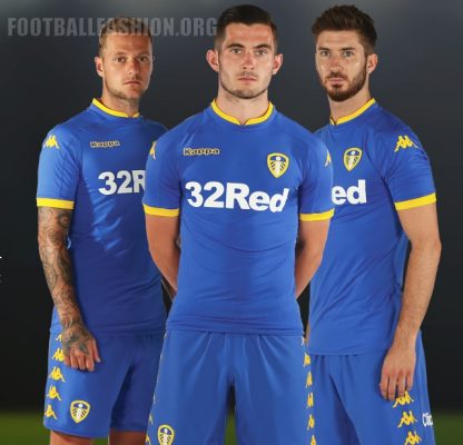 Leeds United 2016 2017 Kappa Away Football Kit, Soccer Jersey, Shirt