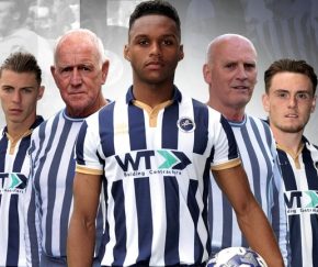 Millwall FC 2016 2017 Macron Home Football Kit, Soccer Jersey, Shirt