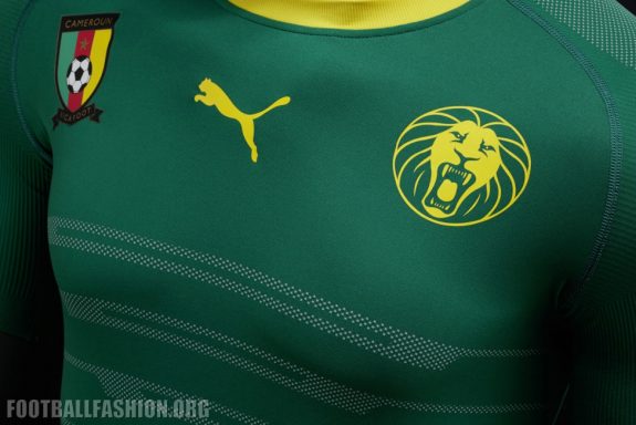 Cameroon 2016 2017 PUMA Home Soccer Jersey, Shirt, Football Kit, Maillot Cameroun
