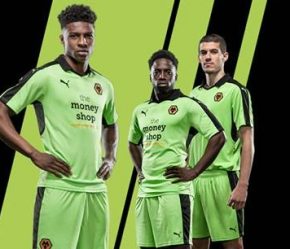 Wolverhampton Wanderers FC 2016 2017 PUMA Away Football Kit, Shirt, Jersey