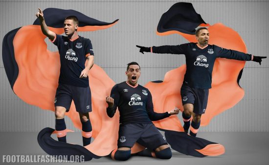Everton FC 2016 2017 Umbro Away Football Kit, Soccer Jersey, Shirt, Camiseta