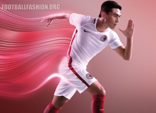 Hong Kong 2016 2017 Nike Home and Away Football Kit, Soccer Jersey, Shirt