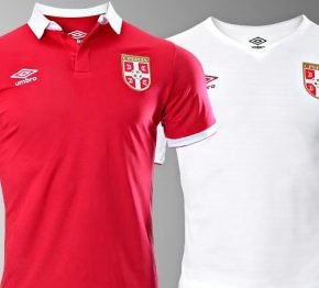 Serbia 2016 2017 Umbro Home and Away Football Kit, Soccer Jersey, Shirt, Novi Dres