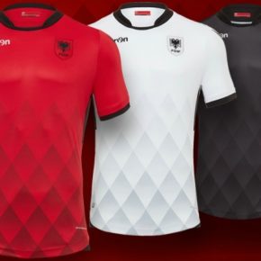 Albania 2017 2018 Macron Home, Away and Third Football Kit, Soccer Jersey, Shirt, Bluza, Uniforma