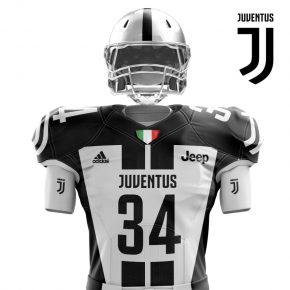 Juventus FC Unveil Super Bowl LI adidas Concept Uniform, Football Kit, Jersey, Shirt, Maglia, Gara