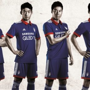Suwon Samsung Bluewings 2017 adidas Home Football Kit, Soccer Jersey, Shirt
