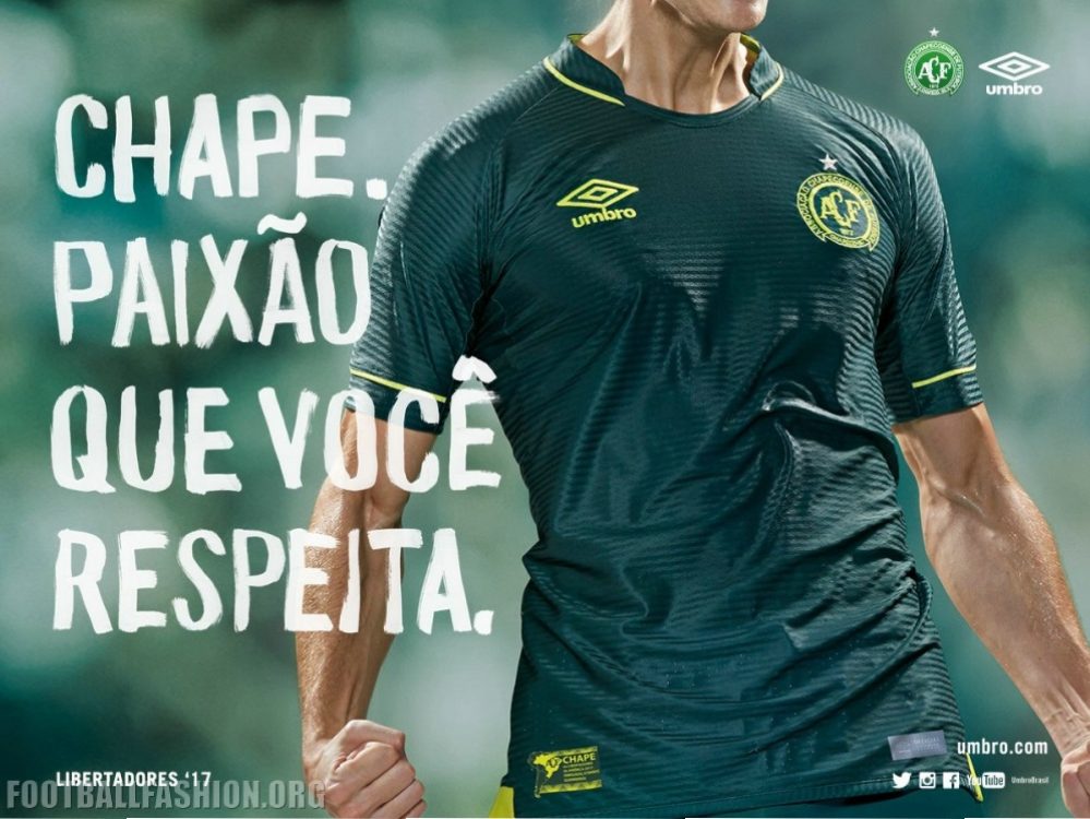 Chapecoense 2017 Copa Libertadores Umbro Football Kit, Soccer Jersey, Shirt, Camisa, Camiseta, Mailloy, Trikot, Equipacion