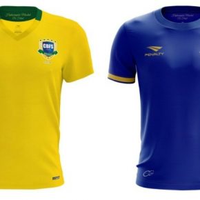 Brazil Futsal 2017 Penalty Home and Away Football Kit, Soccer Jersey, Shirt, Camisa