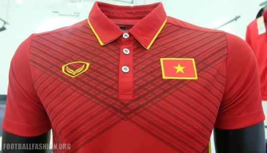 Vietnam 2017 2018 Grand Sport Home and Away Football Kit, Soccer Jersey, Shirt, ÁO THI ĐẤU TUYỂN VIỆT NAM 2017