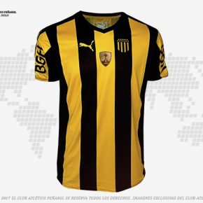 Peñarol 2017 Copa Libertadores PUMA Home Football Kit, Soccer Jersey, Shirt, Camiseta de Futbol